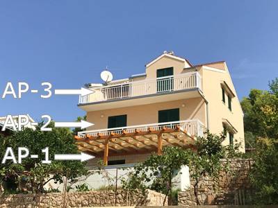 Čiovo Okrug Gornji - Apartman Szoba - Apartmani Zora I. ..